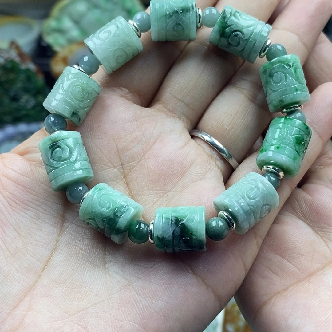 颈饰未镶嵌翡翠北****串手串