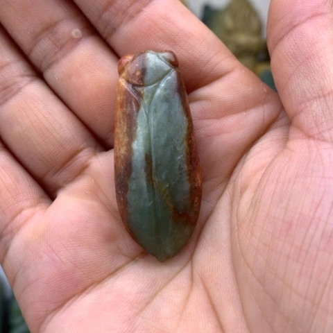 【闪购商品】岫岩河磨玉（透闪石质玉）未镶嵌挂件