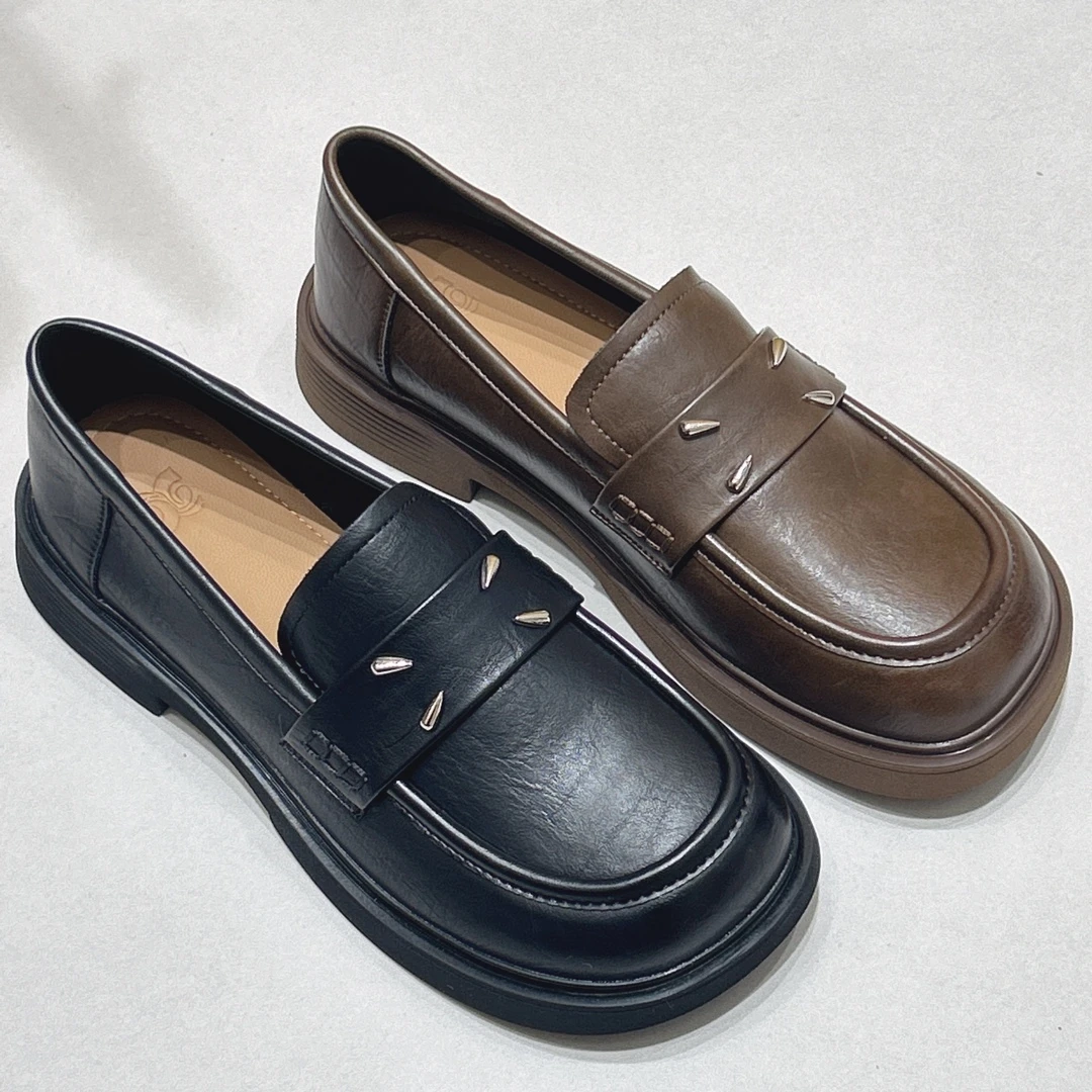 A107杜米亚新款时尚百搭软底乐福鞋D921678-5