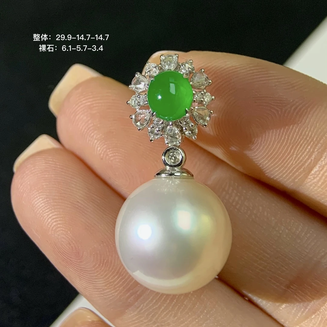 天然海水珍珠澳白大珍珠吊坠