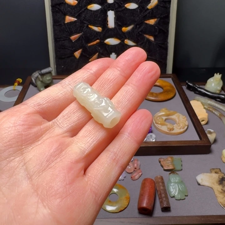 和田玉（糖玉）挂件未镶嵌?***运