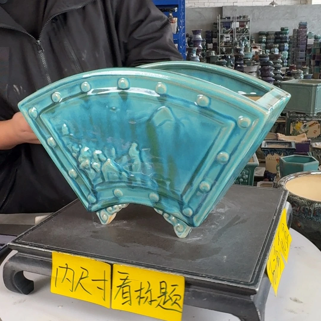 。一风堂石湾花盆 内27*14*6