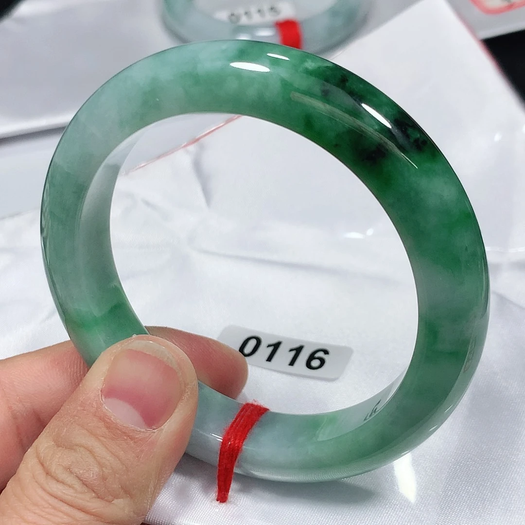 翡翠手镯未镶嵌天然缅甸翡翠手镯A货