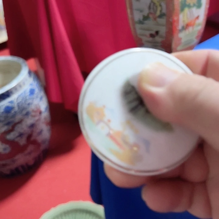 碟陶瓷摆件不固定一件随机