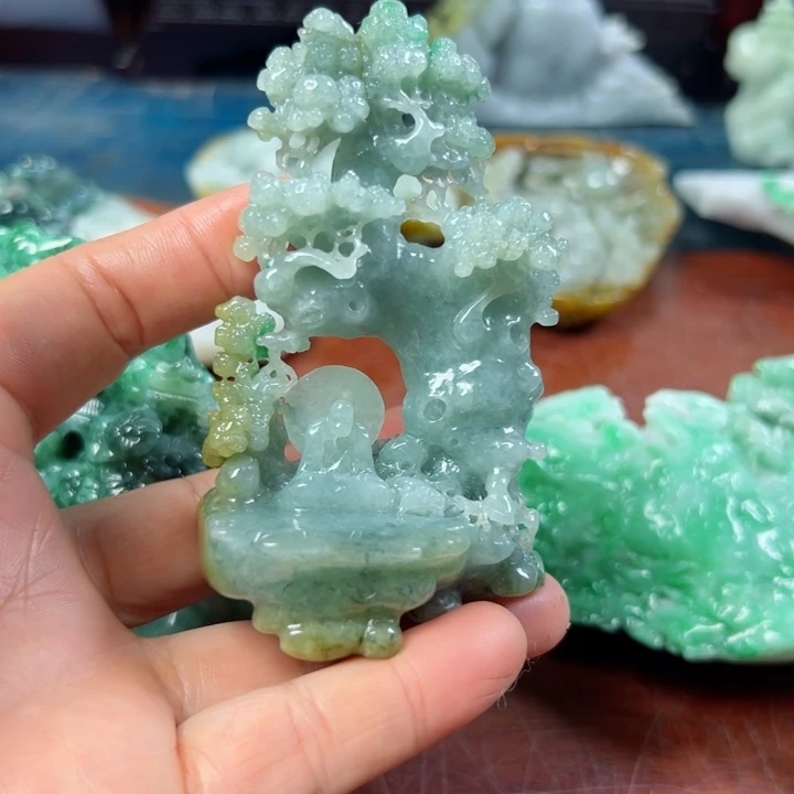 翡翠摆件未镶嵌舍*@翡翠