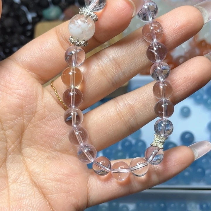 水晶未镶嵌手链紫水