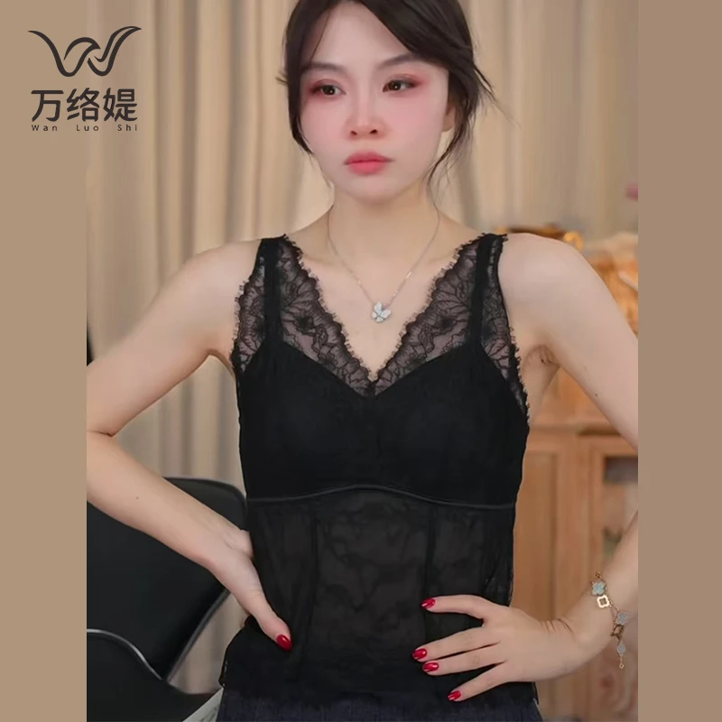 万络媞2108-2睫毛蕾丝内衣美背时尚百搭透气轻盈柔软内搭