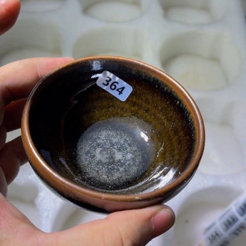 茶盏原矿原釉柴烧建盏