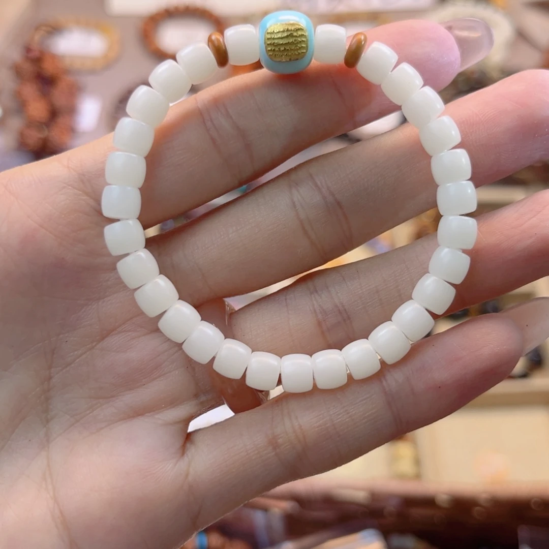 白玉菩提吊坠白玉菩提单圈