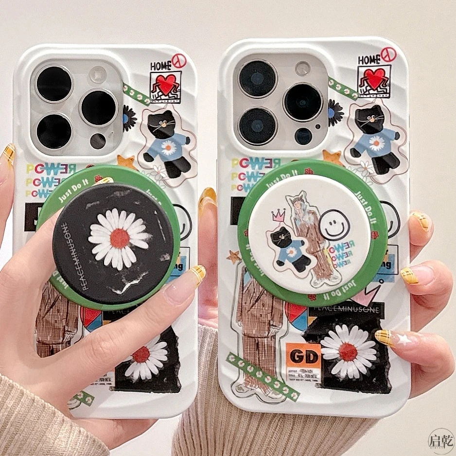 【褒姒推荐】磁吸个性GD痛壳带磁吸支架适用苹果16promax手机壳男女