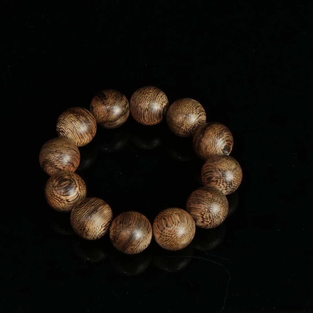 A1322 文莱黑棋软丝 手串2.0cm 35.6g