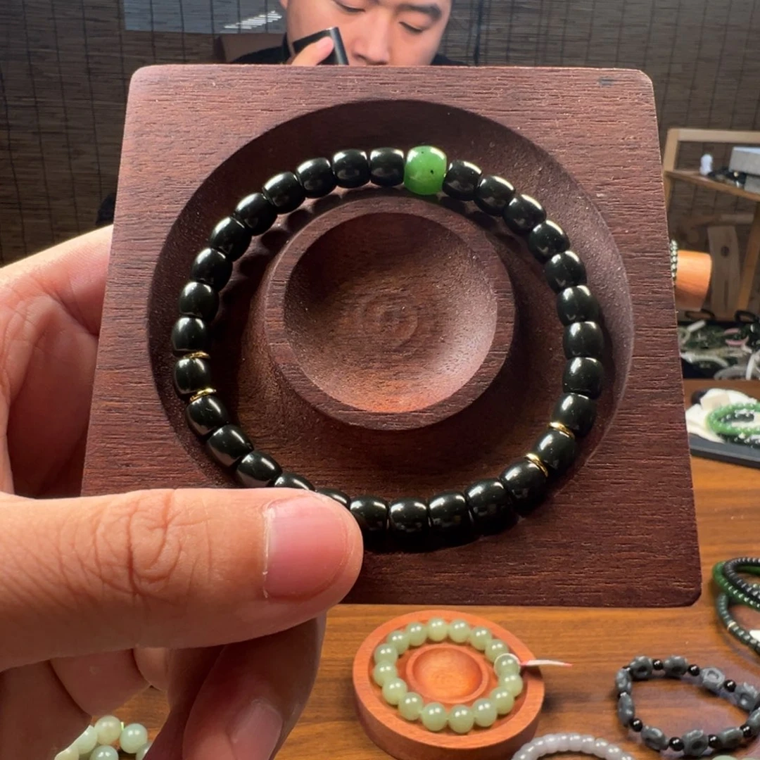 和田玉未镶嵌手链