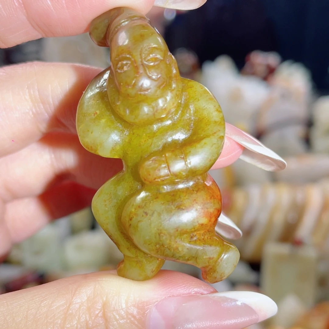 和田玉未镶嵌挂件21