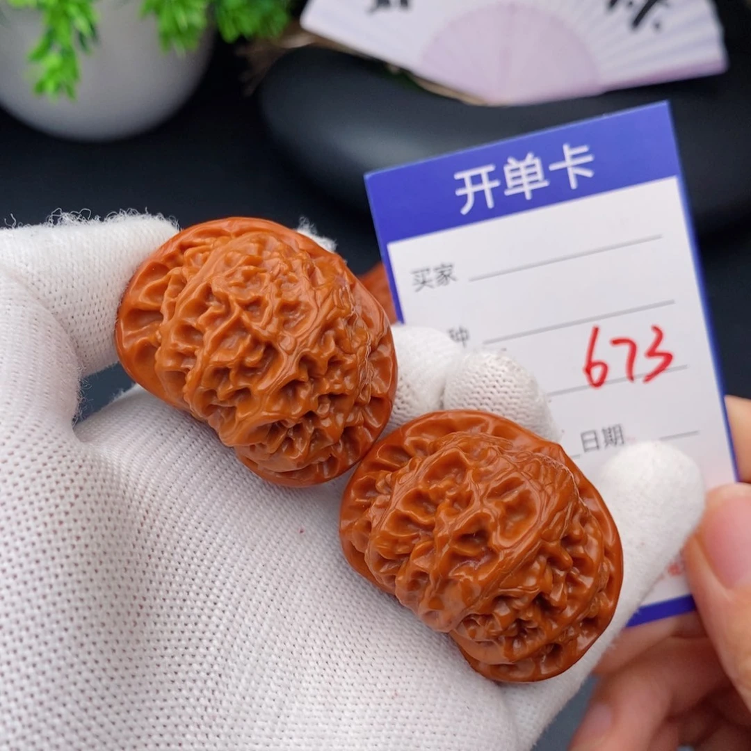 文玩核桃把件41宫灯673