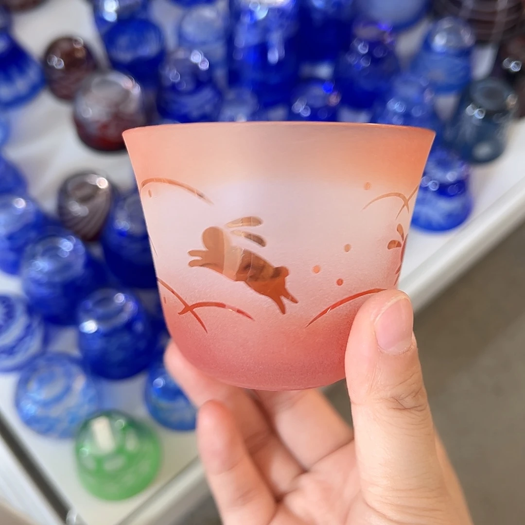 水晶玻璃高脚款微瑕一个