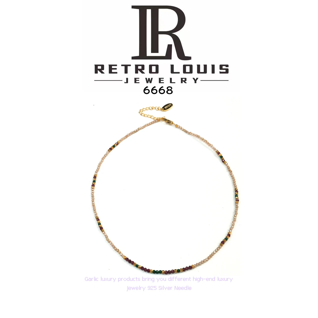 铜合金项链 Retro Louis【莫妮卡】项链~6668（38+5cm）