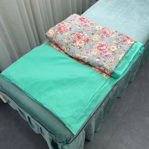 美容院单被套按摩推拿理疗会所180.120印花磨毛被套被芯加厚保暖