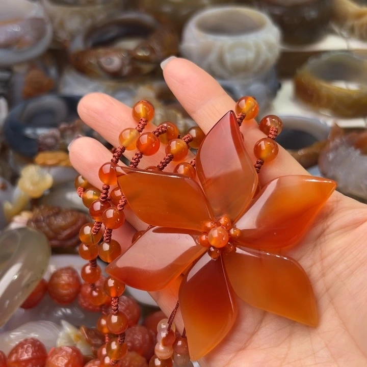 玛瑙/玉髓未镶嵌颈饰