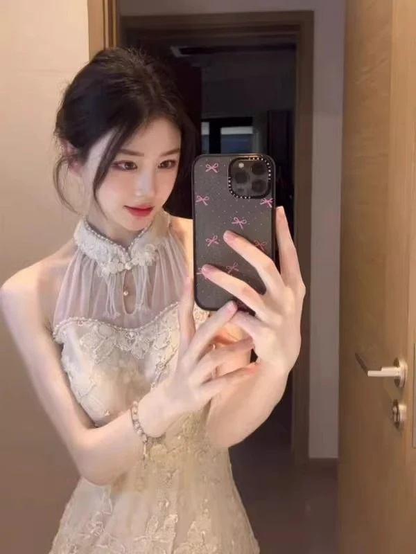 【新中式穿搭】国风清冷感改良旗袍连衣裙收腰显瘦气质防晒衫套装女