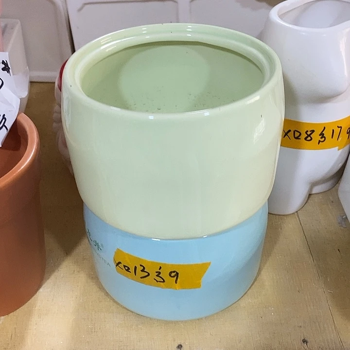 摆件陶盆有孔 微瑕介意勿拍