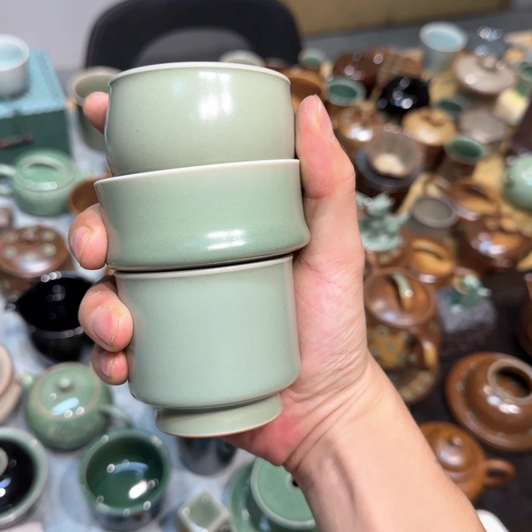 小金茶具青瓷茶器