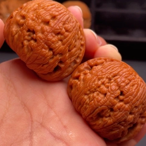 文玩核桃把件秦岭山脉核桃