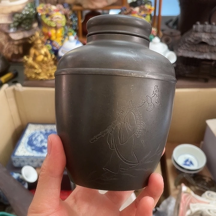 锡中古工艺品摆件
