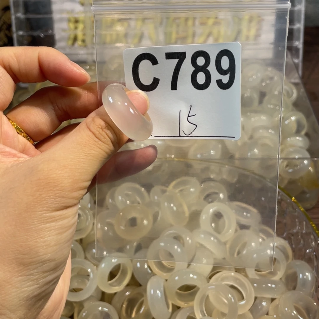 玛瑙/玉髓未镶嵌戒指789