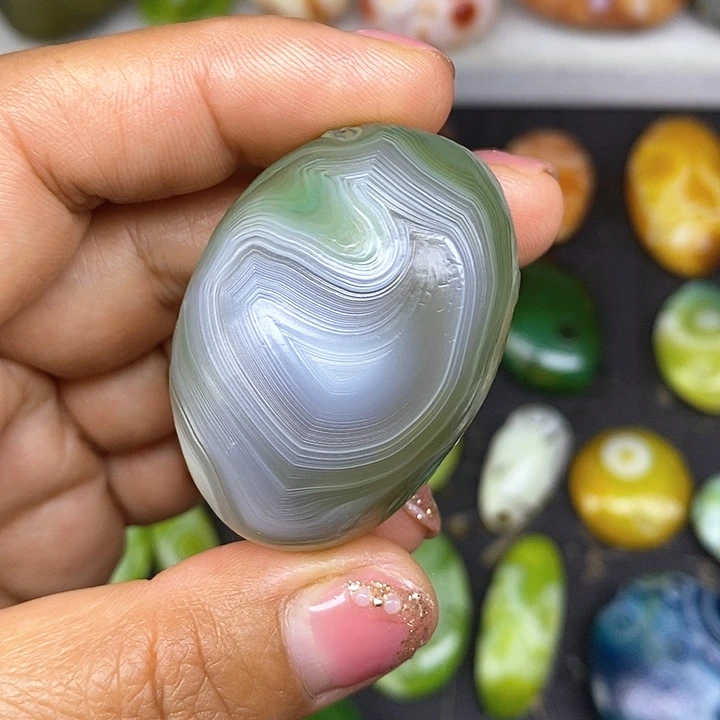 手把件奇石饰品无孔