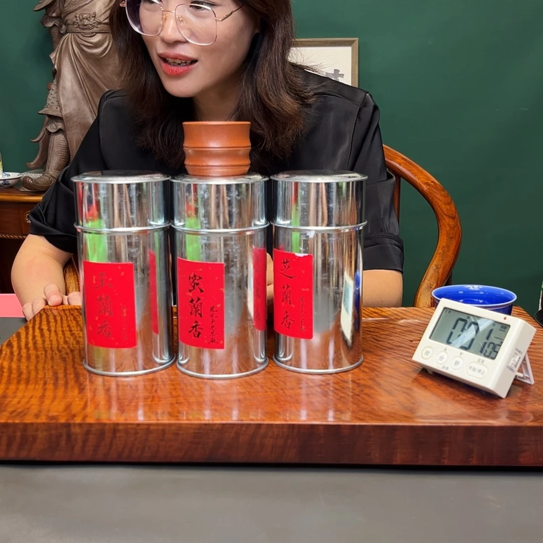 紫砂茶宠大雪紫砂3罐加一个杯子592