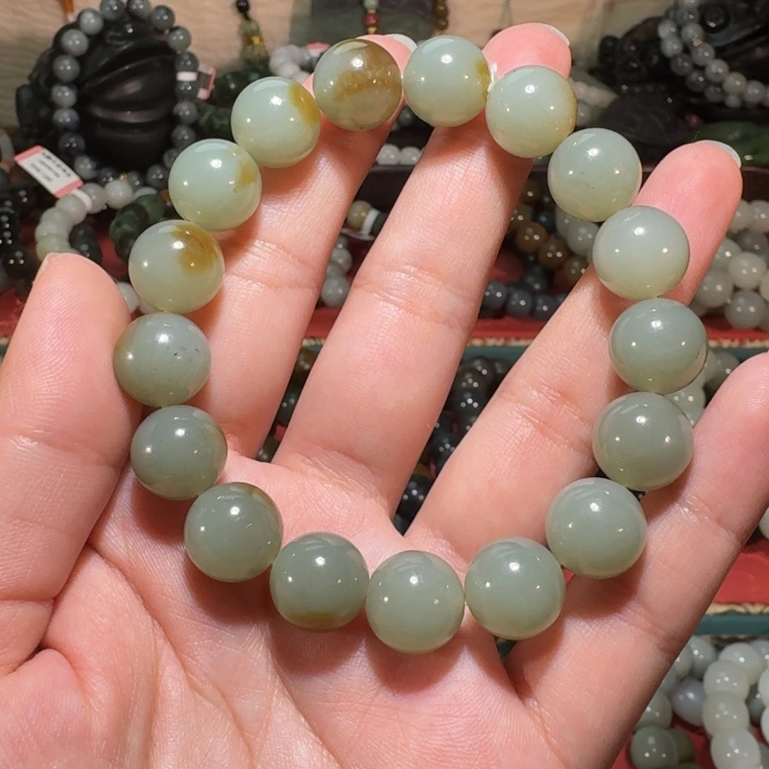 和田玉未镶嵌手链