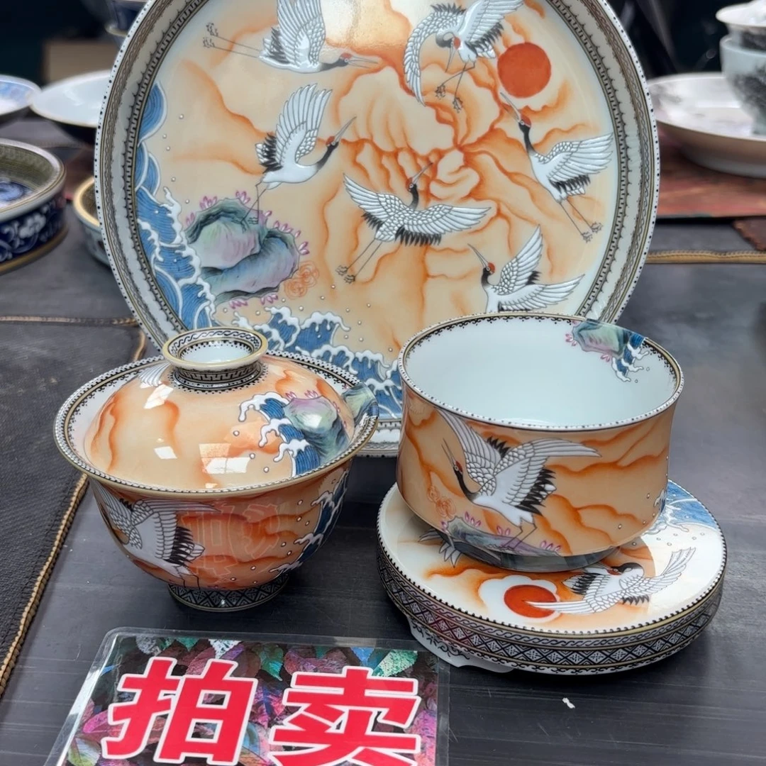 4***1六鹤边角四件套组