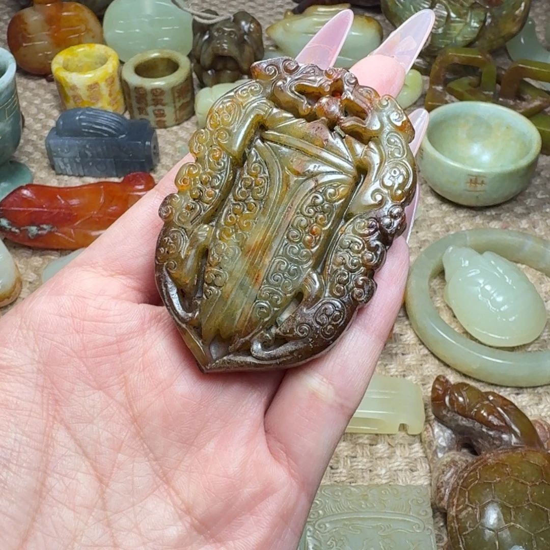 白玉菩提吊坠挂件