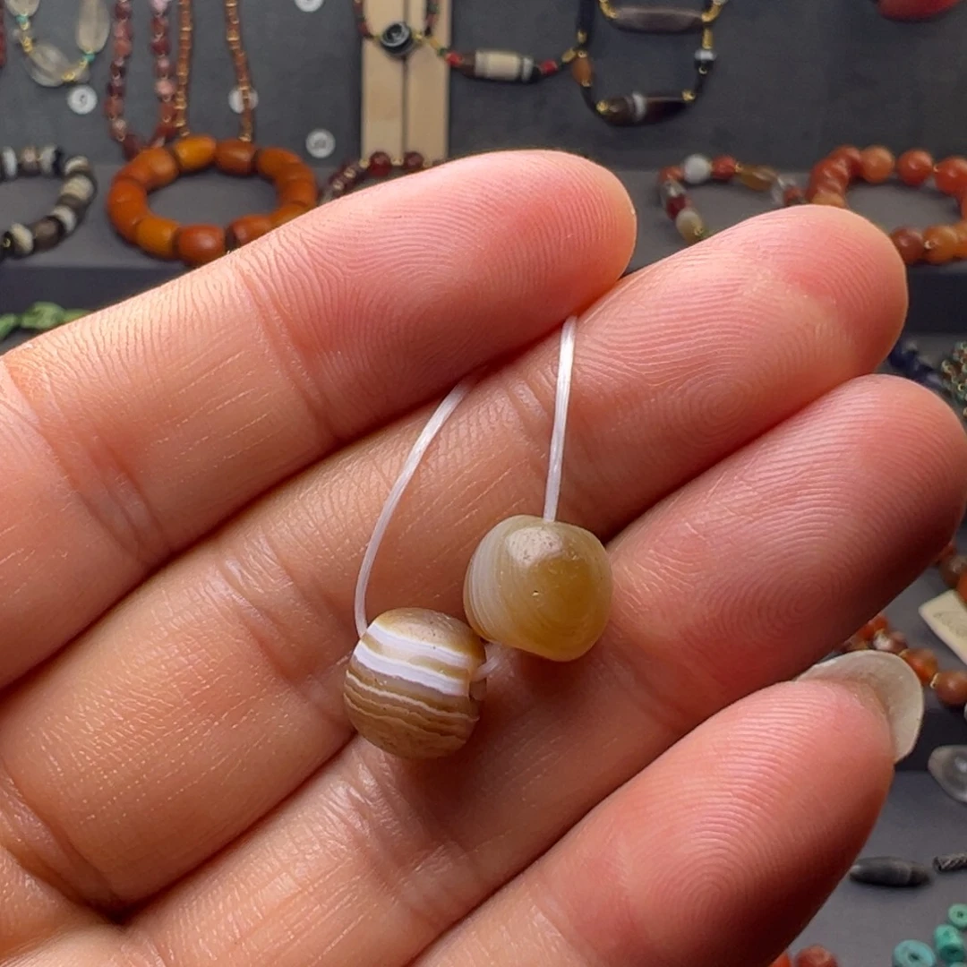 玛瑙/玉髓合金颈饰