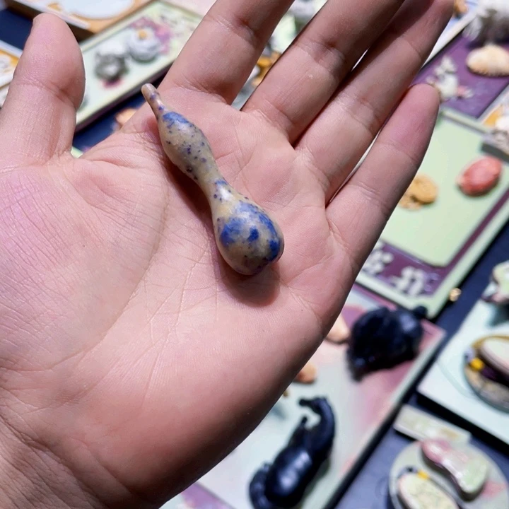 寿山石手把件手工葫芦