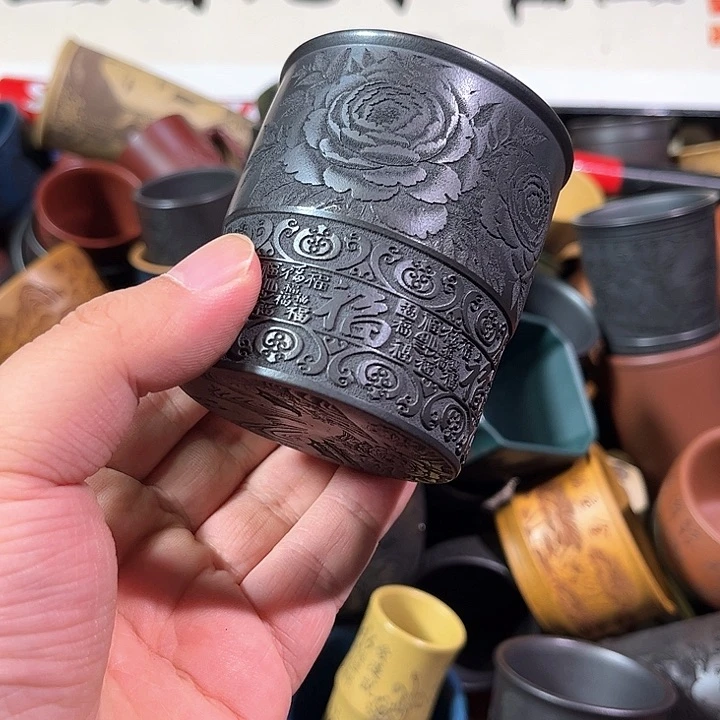 茶杯紫砂全手工紫砂主人杯