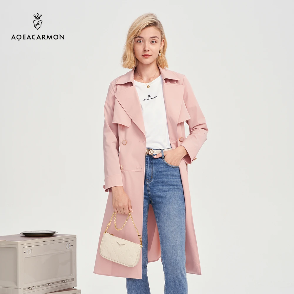 雅格上美 春季女士风衣 A23CF32D21