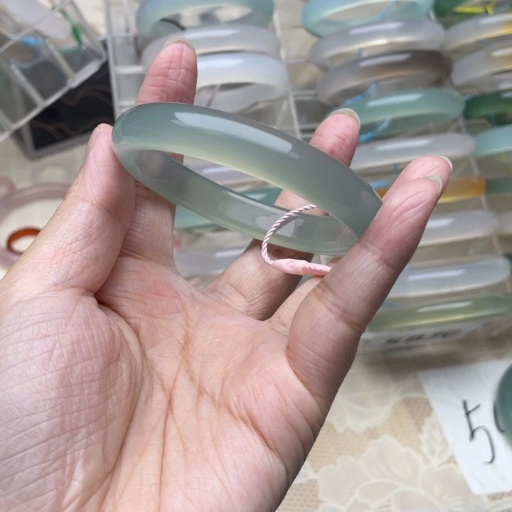 玛瑙/玉髓合金手镯55圈口