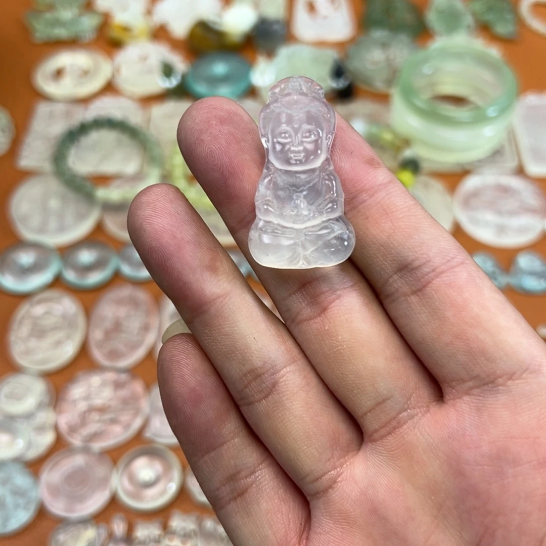 蛇纹石玉未镶嵌多样性随机发一