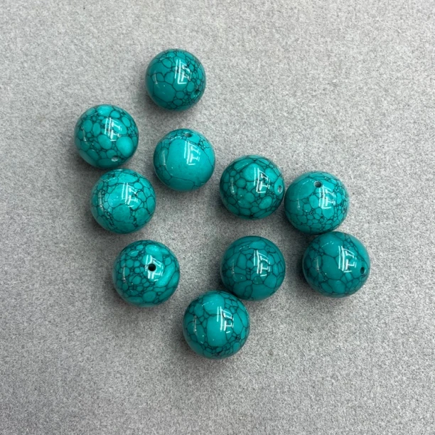 SW168松松珠单颗带孔珠珠18mm