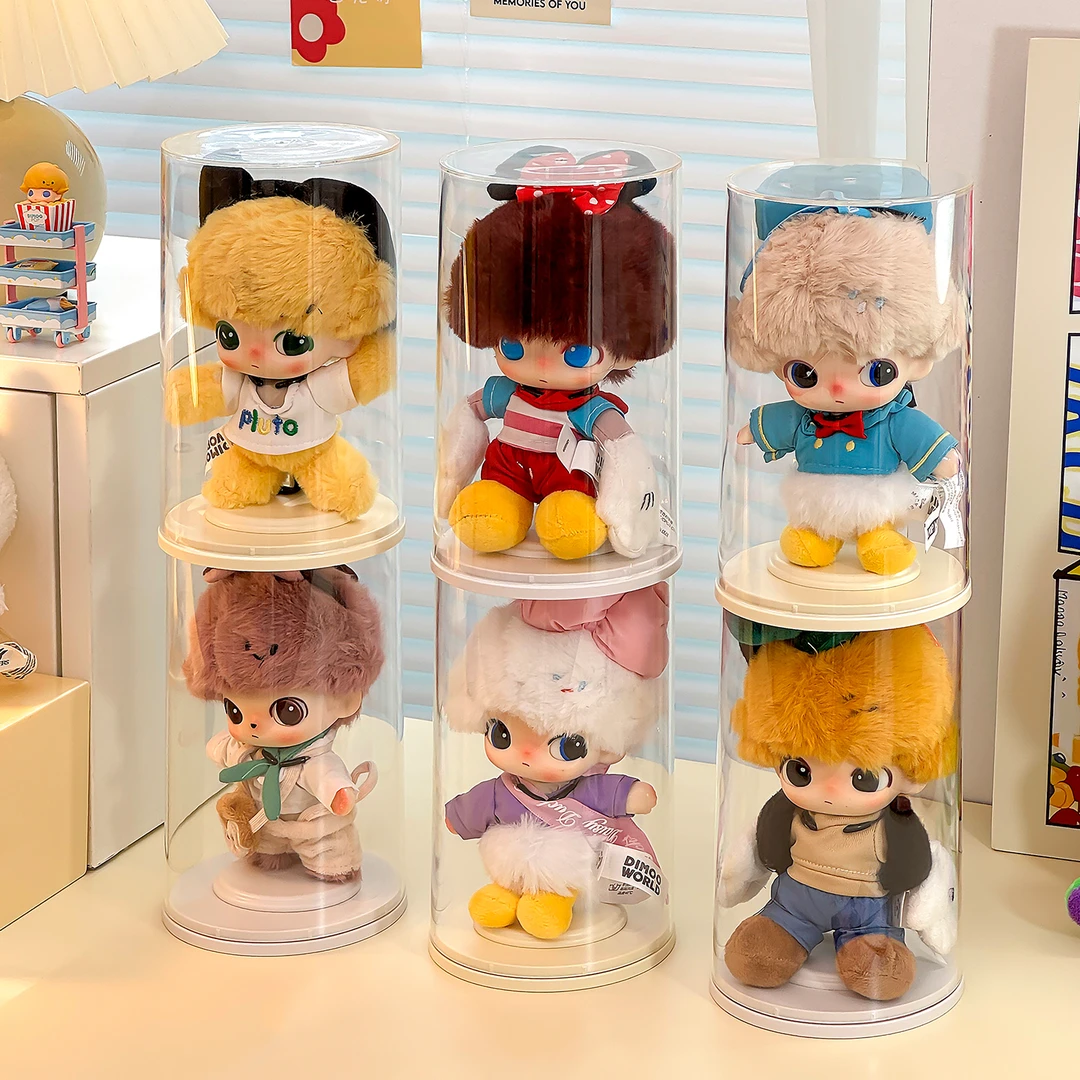 【唯兮】泡泡玛特dimoo迪士尼搪胶娃娃展示盒玩偶labubu公仔收纳架