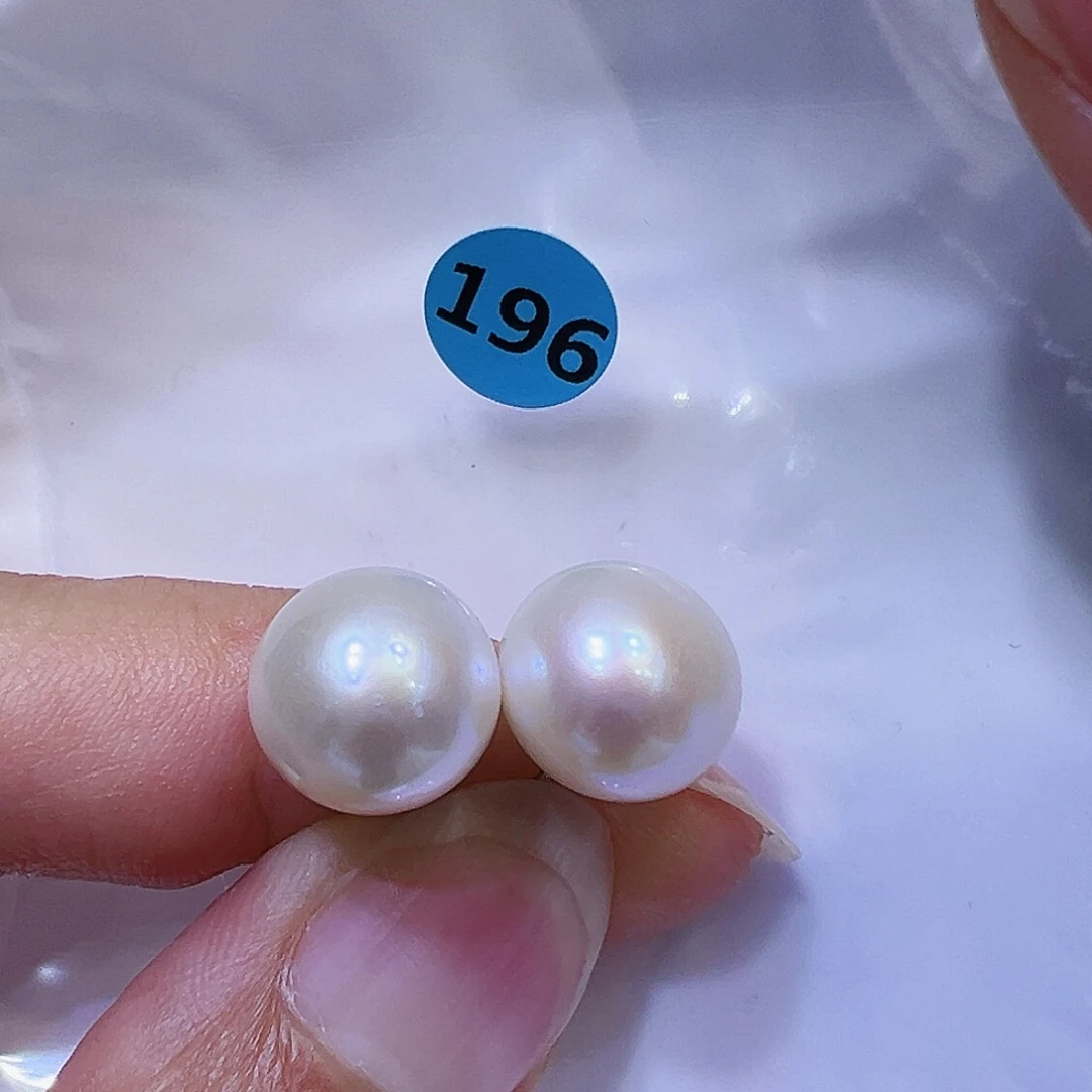 银S925镶嵌耳饰淡水珍珠