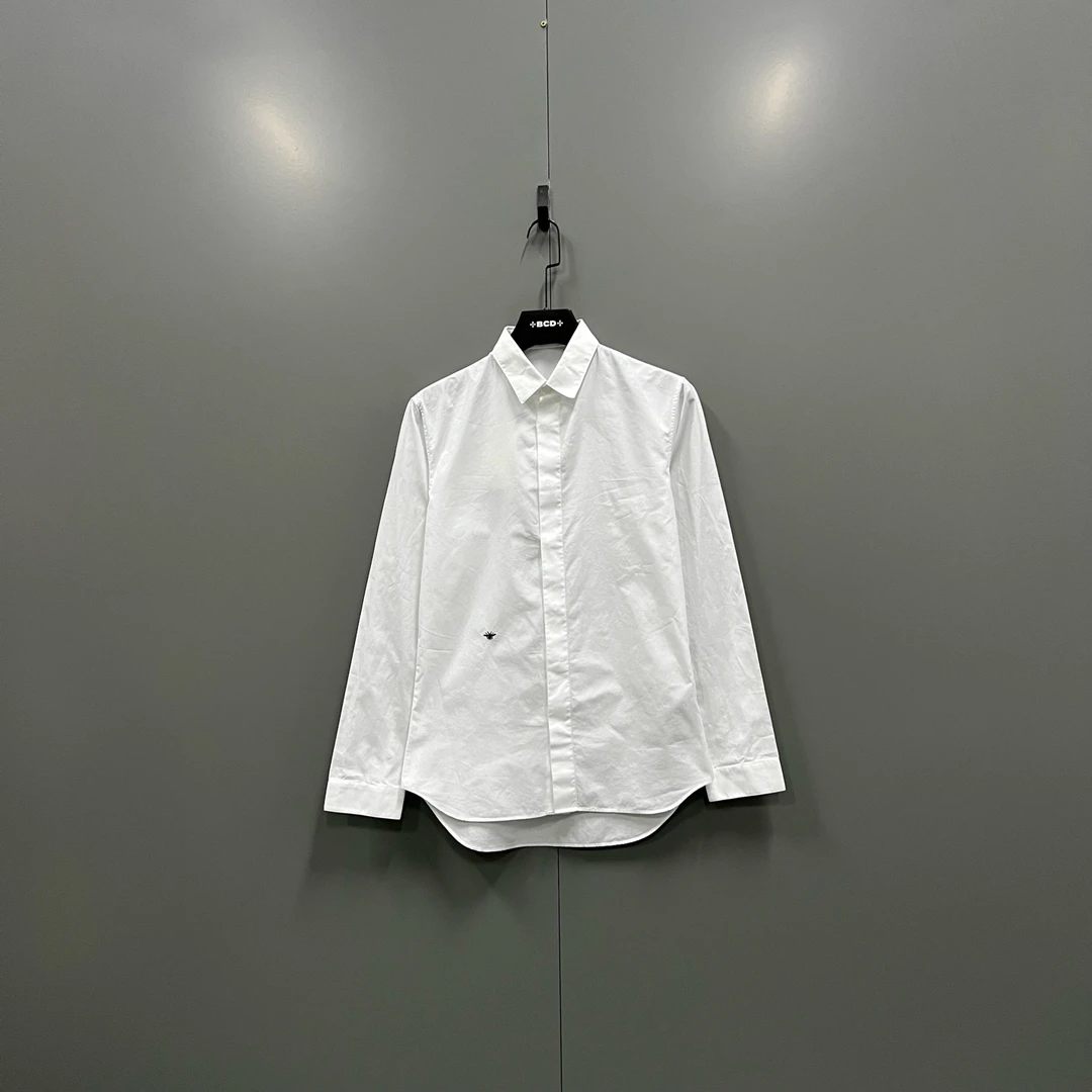 99新 DIOR/迪奥 h917 小蜜蜂刺绣衬衫 38码 017673
