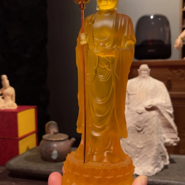 胡***亿有机玻璃水琉璃九华山地藏王