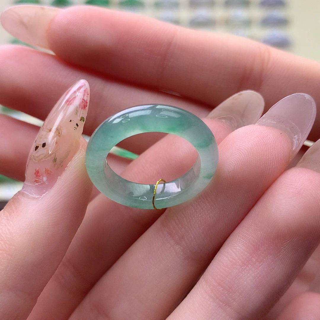 翡翠未镶嵌戒圈港12