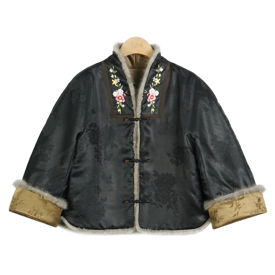 青云茗 刺绣棉衣 新中式国风女装1c1243991