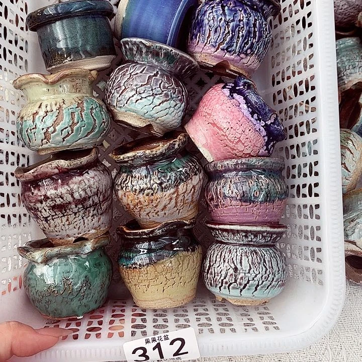 陶瓷多肉花盆摆件312