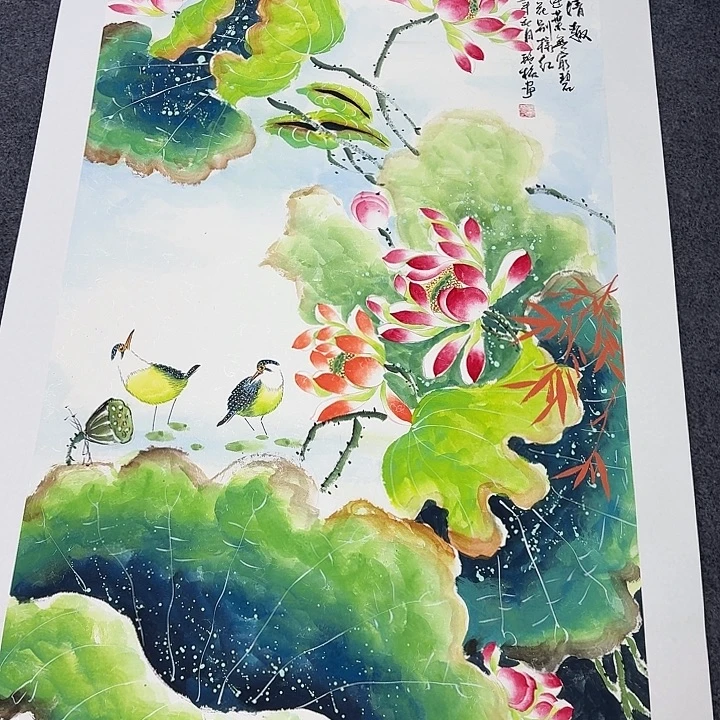 国画手绘国画作品
