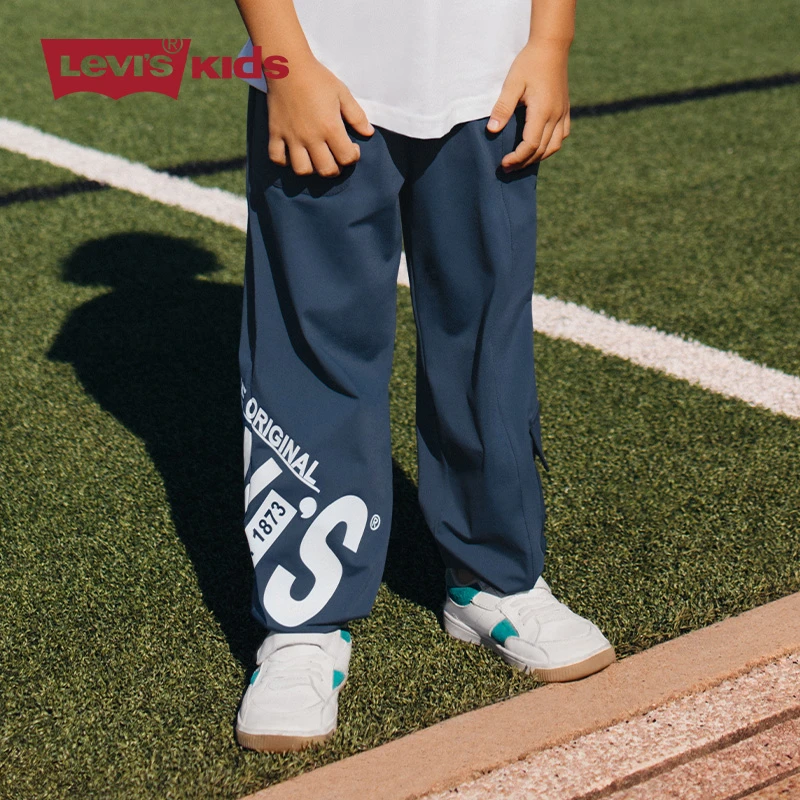 Levi's李维斯儿童童装夏季休闲透气舒适百搭薄款长裤 LVB-KN-H832