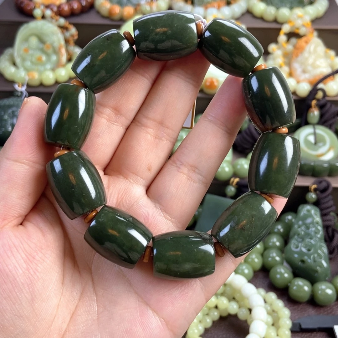 透闪石质玉未镶嵌手串